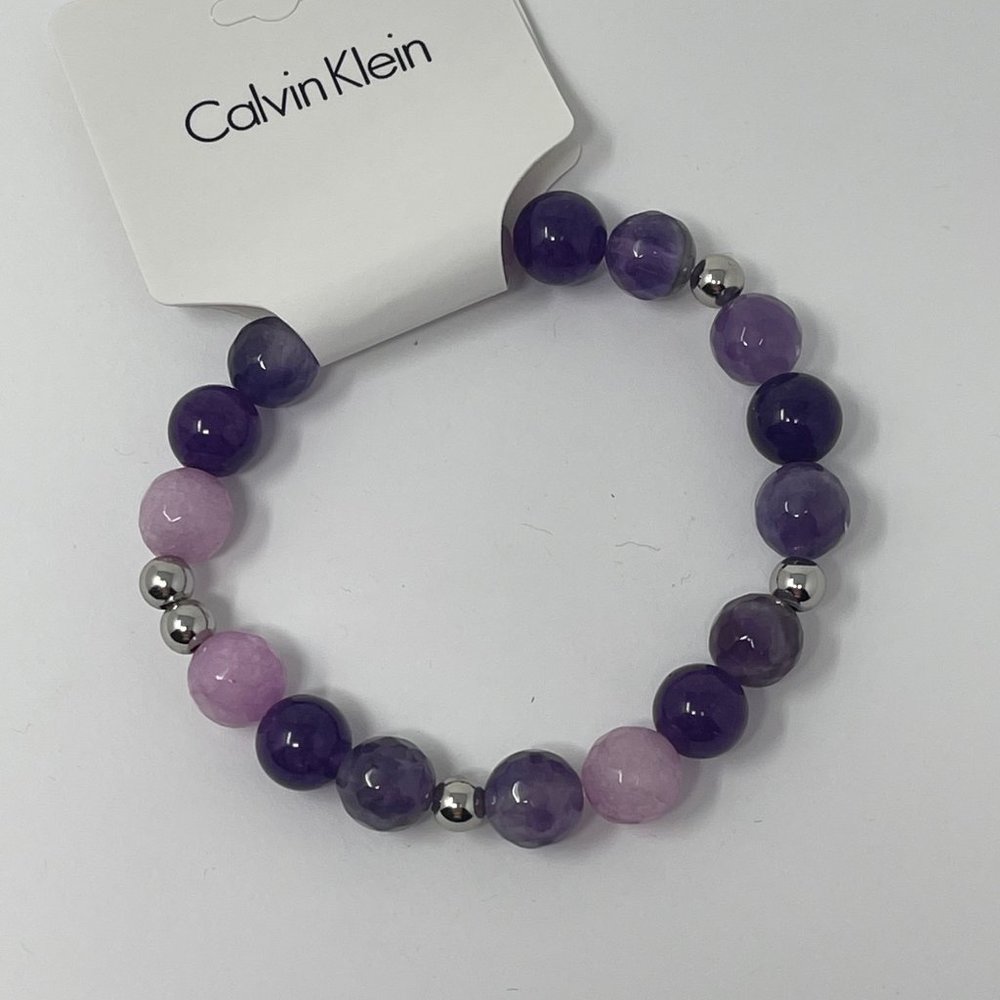 CALVIN KLEIN Beaded Stretch Bracelet